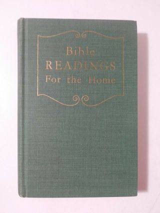 Bible Readings For The Home 1951 Sda Review And Herald Publishing