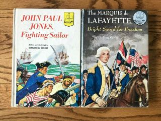 Vintage Landmark The Marquis De Lafayette & John Paul Jones Fighting Sailor