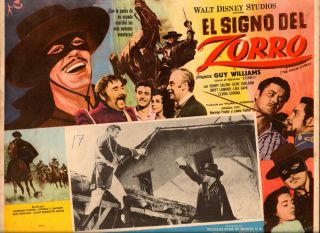 Sign Of Zorro Walt Disney 