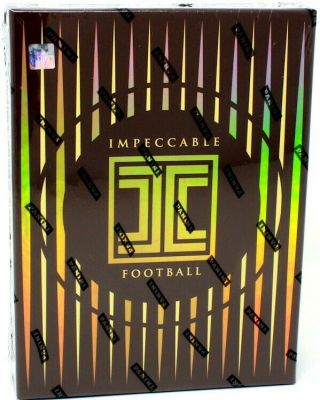 2020 Panini Impeccable Football Hobby 3 Box Case Blowout Cards