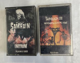 Vintage Samhain Initium November Coming Fire Cassette Plan 9 Label