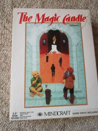 Rare Vintage The Magic Candle Vol.  1 3.  5 " Disk Game By Mindcraft Estate