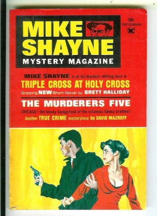 Mike Shayne Mystery Mag 9/70 Us Crime Sleaze Gga Digest Size Mag,  Craig Rice