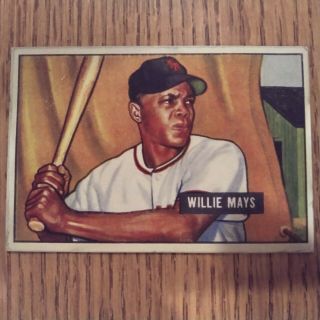 1951 Bowman 305 Willie Mays Rookie Card