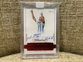 2015 - 16 Flawless Soccer Lionel Messi Auto /15