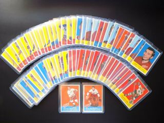 1957 - 58 Topps Hockey Cards Complete Set Of 66