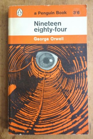 1984 Nineteen Eighty - Four By George Orwell 1963 Vintage Penguin Pb Dystopian Nf