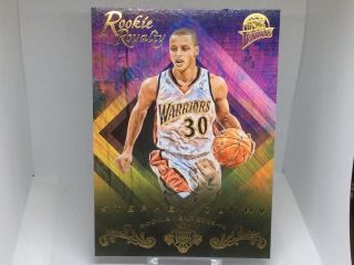 2016 - 17 Panini Court Kings Rookie Royalty Stephen Curry 1/1 5x7 Box Topper Rare