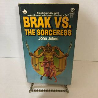 Brak The Barbarian Vs.  The Sorceress By John Jakes (1977) Pocket Books S&s Pb