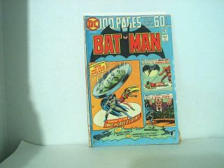 Batman Dc Comics 258 Vintage Comic Book Two - Face 1st Arkham Asylum Cavalier