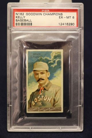 1888 N162 Goodwin Old Judge Champions Mike King Kelly Psa 6 Ex - Mt None Better