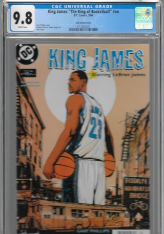 King James King Of Basketball 1 Dc Comic 2004 Rc Cgc 9.  8 1st Lebron Jock Variant