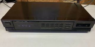 Sony St - Jx380 Fm - Am Stereo Tuner Fully Functional Vintage 90s Audio