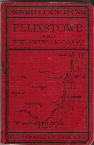 Ward Lock Red Guide - Felixstowe & District - 1940s - Maps And Plans
