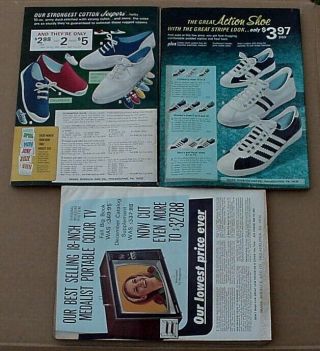 3 Different 1970 and 1971 Vintage SEARS catalogs - 2