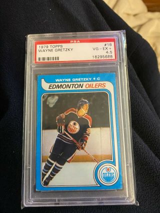 1979 Topps Wayne Gretzky 18 Rc Psa 4.  5