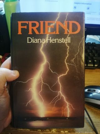 Friend Diana Henstell Rare First Edition ? 1986 Wes Craven Deadly Friend Hardbac