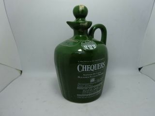 Rere Vintage Chequers Blended Scotch Whisky Green Flagon 43gl 75cl