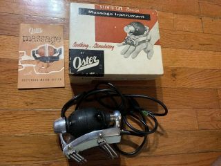 Vintage Oster Stim - U - Lax Junior Electric Massager Instrument Model M - 4