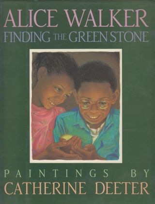 Vg 1991 Hc In Dj First Uk Edition Alice Walker Finding The Green Stone C Deeter