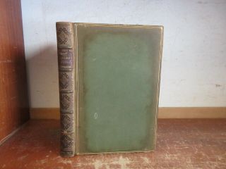 Old Golden Treasury Of The Best Songs / Lyrical Poems Leather Book 1890 Antique