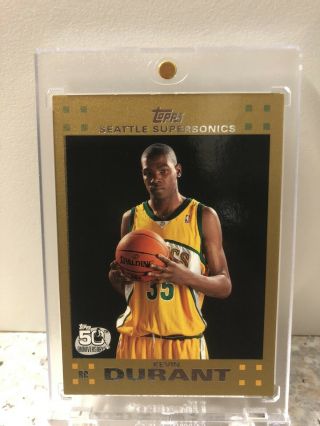 2007 - 08 Ud Rookie Gold 11 Kevin Durant /2007