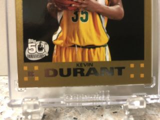 2007 - 08 UD Rookie Gold 11 Kevin Durant /2007 3