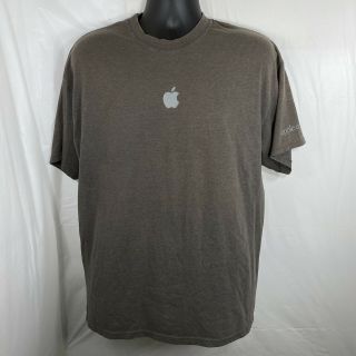 Vintage Apple Computers Mens Xl T Shirt Company Logo Employee Staff Graphic Tee
