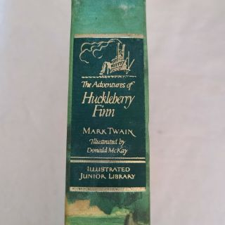 The Adventures Of Huckleberry Finn,  Mark Twain,  1948 Illustrated Junior Library