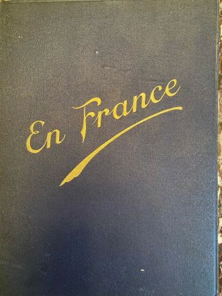 1927 En France American Legion In France Cemeteries And Monuments In France Book