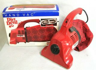 Vtg 1992 Royal Dirt Devil Hand Vacuum Model 103 Corded Stairs Tight Places