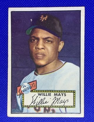 1952 Topps Willie Mays 261 Rookie Rc | Eye Appeal