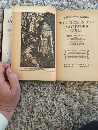 A Judy Bolton Mystery 14 THE CLUE IN THE PATCHWORK QUILT Margaret Sutton 1941 3
