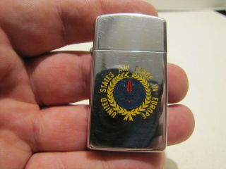 Vtg 1966 United States Air Force In Europe Slim Zippo