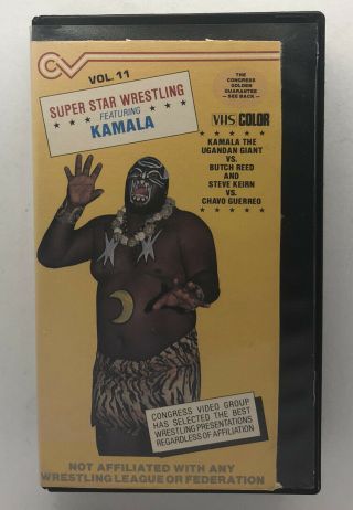 Nwa Superstar Wrestling Volume 11 Kamala Vhs Video Tape Wwf Wcw Vintage