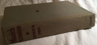 Munich Playground By Ernest R Pope 1941 Hardcover Book About Germany