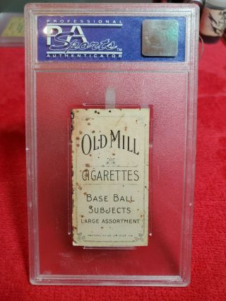 T - 206 TY COBB RED PORTRAIT WITH SCARCE OLD MILL BACK GRADED PSA 2 GOOD 3