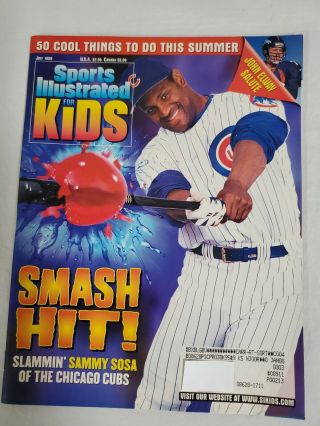 Si Sports Illustrated For Kids July 1999 Serena Williams Rc 814 Uncut Sheet