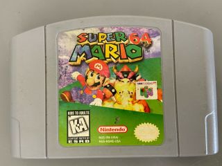 Mario 64 (nintendo 64,  1996) / Authentic - N64 Vintage Video Game