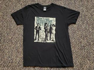 Vintage Rolling Stones Band T Shirt Size Large Black Tour Concert Retro