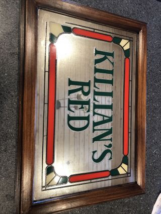Vintage Killian’s Irish Red Bar Mirror Sign