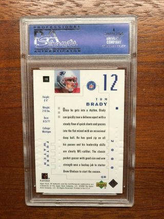 Tom Brady 2000 SP Authentic 681/1250 PSA 9 2