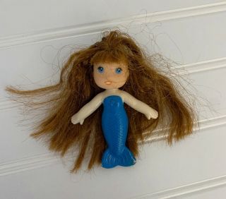 Vintage 1979 Kenner Sea Wees Merry Mermaid Doll Blue Rare