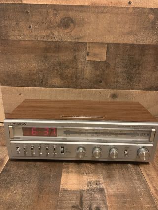 Soundesign Am/fm Stereo Electronic Clock Radio Model 3969a A