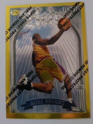 1996 - 97 Kobe Bryant Topps Finest Heir Gold Rookie Rc,  Check Out The Pictures