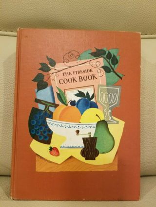 Vintage The Fireside Cook Book By James A.  Beard 1949 Simon And Schuster
