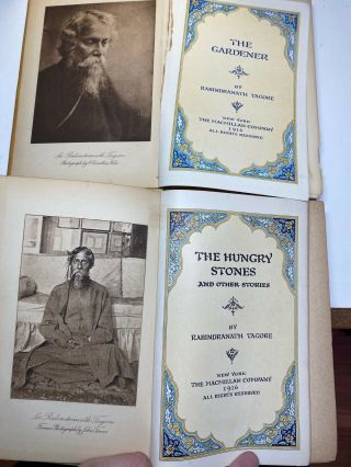 Rabindranath Tagore Hungry Stones And Other Stories & Gardiner Macmillan 1916 Hc