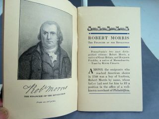 Robert Morris: Financier of the American Revolution Mini 1914 Soft Cover Book 3