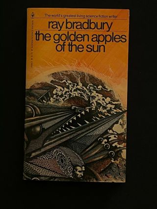 Golden Apples Of The Sun Ray Bradbury Bantam 1970s Unread Pb Ian Miller Cover