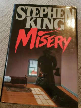 1st Edition 1987 Edition Stephen King " Misery " Hc Djvg